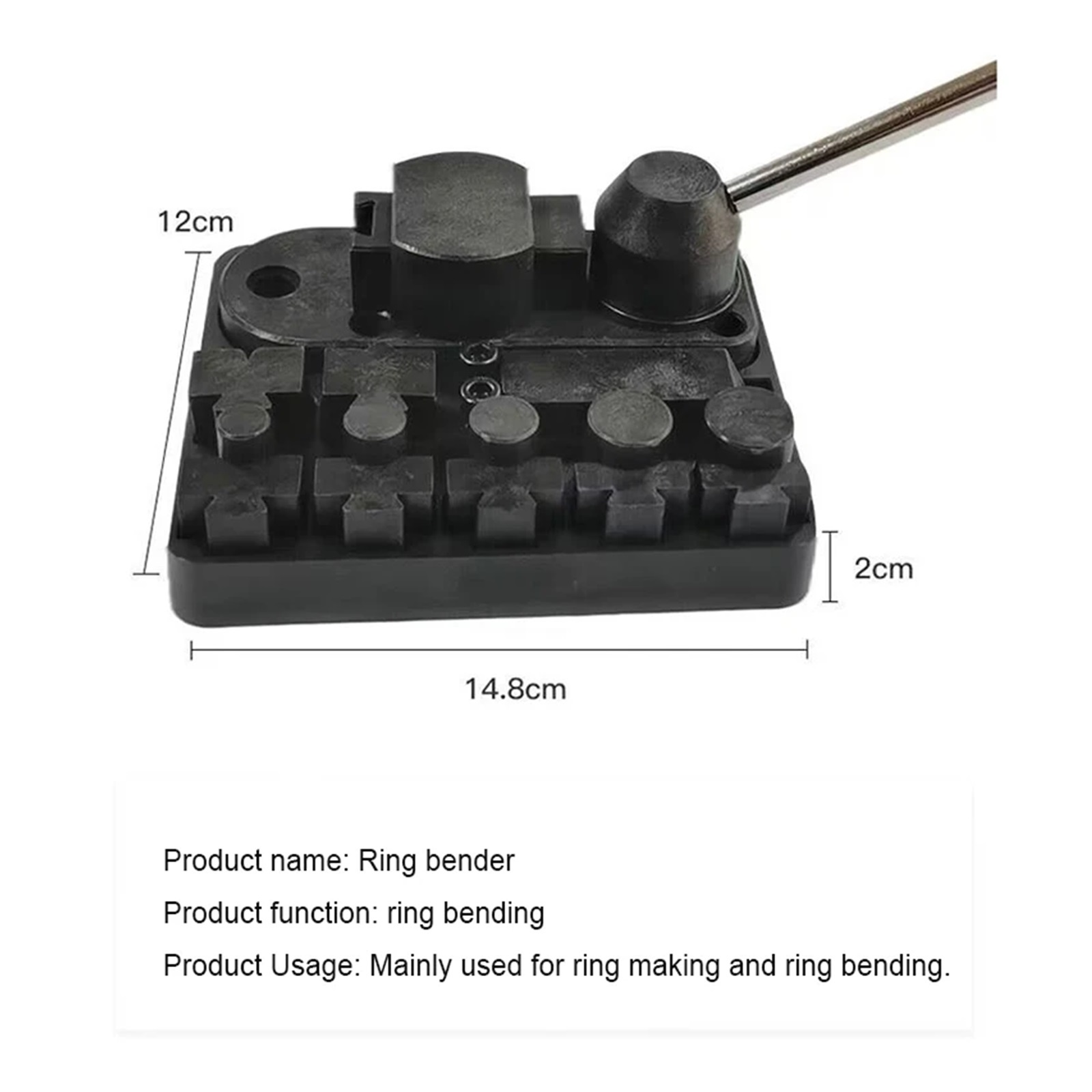 Jewelry Making Machine, Repair Tools Plastic Jewellery Shop Ring Bending Tool, Multifunctional Portable Earrings Bracelet Bender