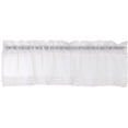 thumbnail image 3 of VHC Brands Farmhouse 16"x60" Valance White Rod Pocket Kitchen Window Curtains, 3 of 7