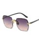 thumbnail image 2 of Gafas de sol cuadradas sin montura para mujer, marca de lujo de diseñador, gafas rojas de verano, gafas de sol de moda para hombre, gafas de sol Uv400, 2 of 5