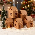 thumbnail image 5 of 30 Pcs Kraft Paper House Shaped Candy Boxes 3.15x3.15x2.95 Inch, Baby Shower Wedding Christmas Gift & Favor Boxes for Party Treats, Decorations, 5 of 5