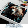 thumbnail image 6 of Bear Printed Square Mouse Pad, 8.3x9.8 Inch, Non-Slip Rubber Bottom Mouse Mat for Office and Gaming, 6 of 6