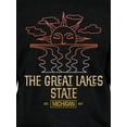 thumbnail image 3 of Unisex Michigan State Graphic Tee, Triblend T-Shirt from Home Free, Sizes S-2XL, 3 of 5