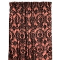 thumbnail image 2 of Flocking Damask Taffeta Window Curtain 56 Inch Wide Peach, 2 of 3