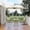Beige, variant on EastVita 10ft Patio Umbrella with Cantilever Design Cantilever Hanging Umbrella with Crank and Cross Base for Patio GardenGrey