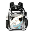 thumbnail image 6 of Cinnamoroll Clear Backpack Heavy Duty See Through Bookbag Transparent Bag for Colleges School Work Sport Travel, 6 of 7