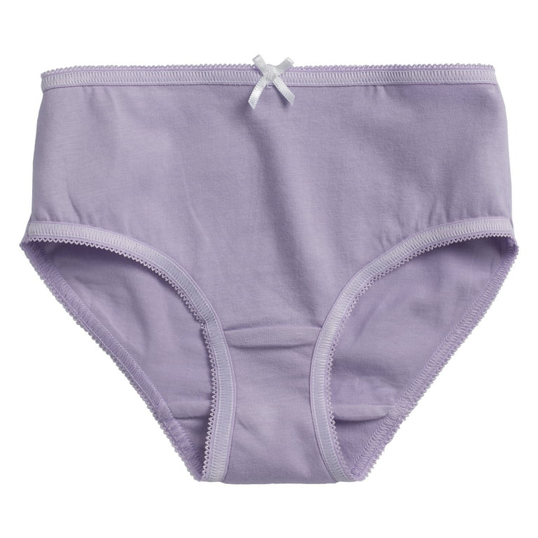 Sportoli Kids Underwear Tagless Panties Ultra Soft 100% Cotton 5 Pack  (Little Girls & Big Girls) 