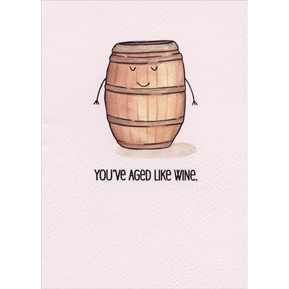 Designer Greetings You've Aged Like Wine Funny / Humorous Birthday Card