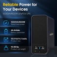 thumbnail image 2 of Protector de sobretensión y respaldo de batería UPS de 1000 VA/600 W LiFePO4, 2 of 9