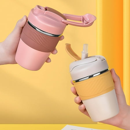 

GROFRY 350ml/480ml Water Cup Durable Large Capacity Multi Colors Travel Anti-scalding Coffee Mugs for Home