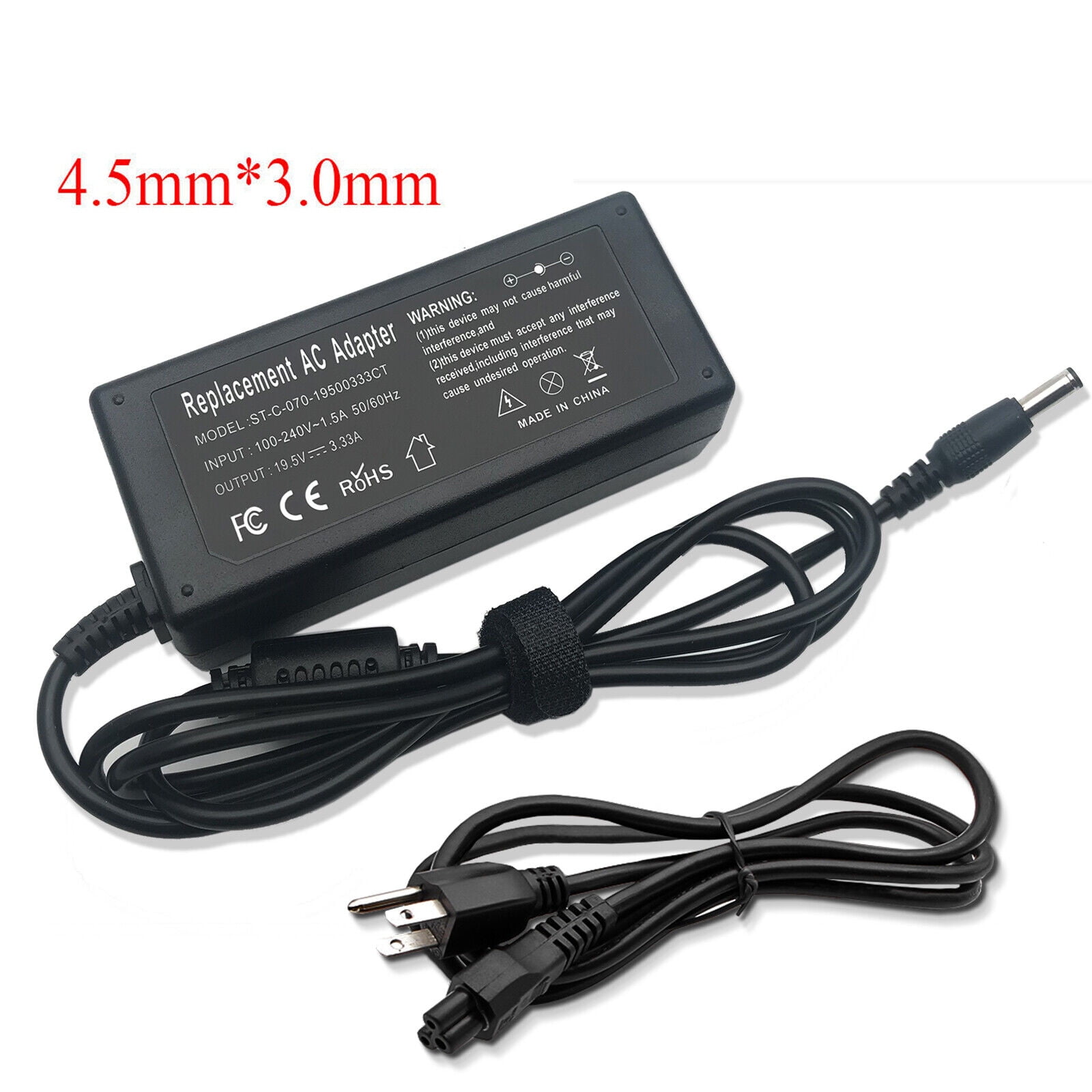 AC Power Supply Adapter Charger for HP 15R264dx 15R263dx Notebook & Cord
