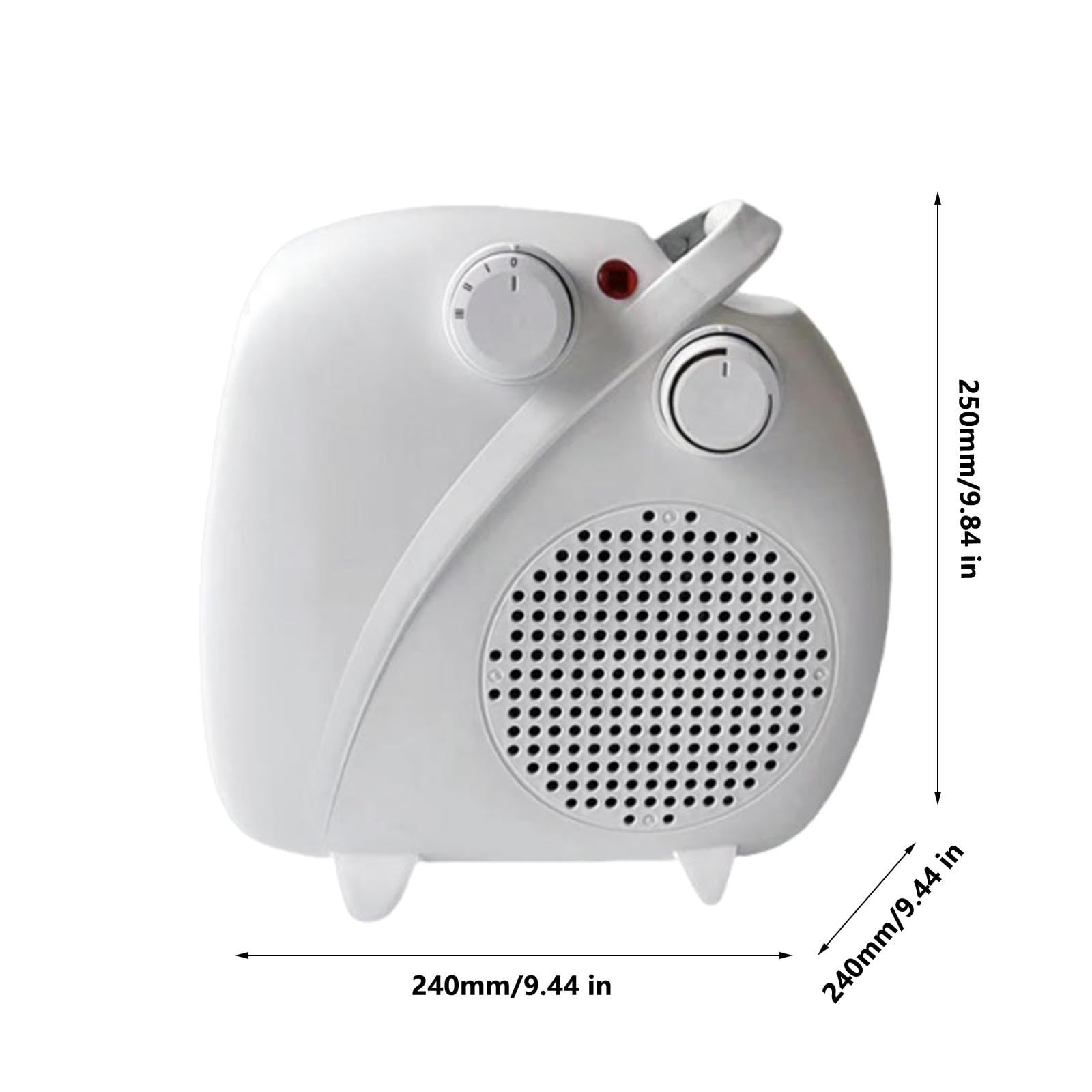 Fanximan Energy Efficient Space Heater Of 3-Speed Adj Modes, Fast Heat Ceramic Electric Heaters With Remote, Smart Digital Thermostat, Overheating & Tip-Over Protection, 1-12H Timer, 70° Oscillation
