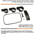 thumbnail image 2 of Universal Fit 1 to 2 inch Round Roll Bar Clamp Mount Convex Inside Center Rearview Mirror For Polaris Yamaha Honda Can-Am Arctic Cat Kawasaki CFMOTO ATV UTV, 2 of 9