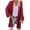 Wine, variant on Womens Knitted Maxi Open Front Cardigan Wrap Long Sleeve Tops(Wine,4) Fall Dresses for 2022 Spring Winter