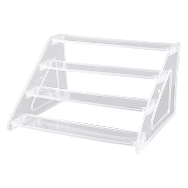 ZheElen Large Acrylic Riser Storage Practical for Layer Display Collectibles Figure 2 Tiers 20cm Action Dessert