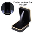 thumbnail image 3 of Jewelry Necklace Box, Frosted Black Necklace Box Display Case  for Jewelry Organizer, 3 of 7