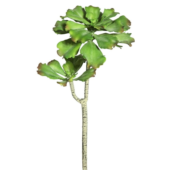 Vickerman 20" Artificial Green Aquarius Echeveria Stem.