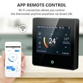 thumbnail image 4 of 110-230V Wi-Fi Smart Thermostat with Programmable 7-Day Schedule App Remote Control Voice Control Compatible with Alexa and Google Assistant Backlit LCD Water Heating Temperature Controller, 4 of 8