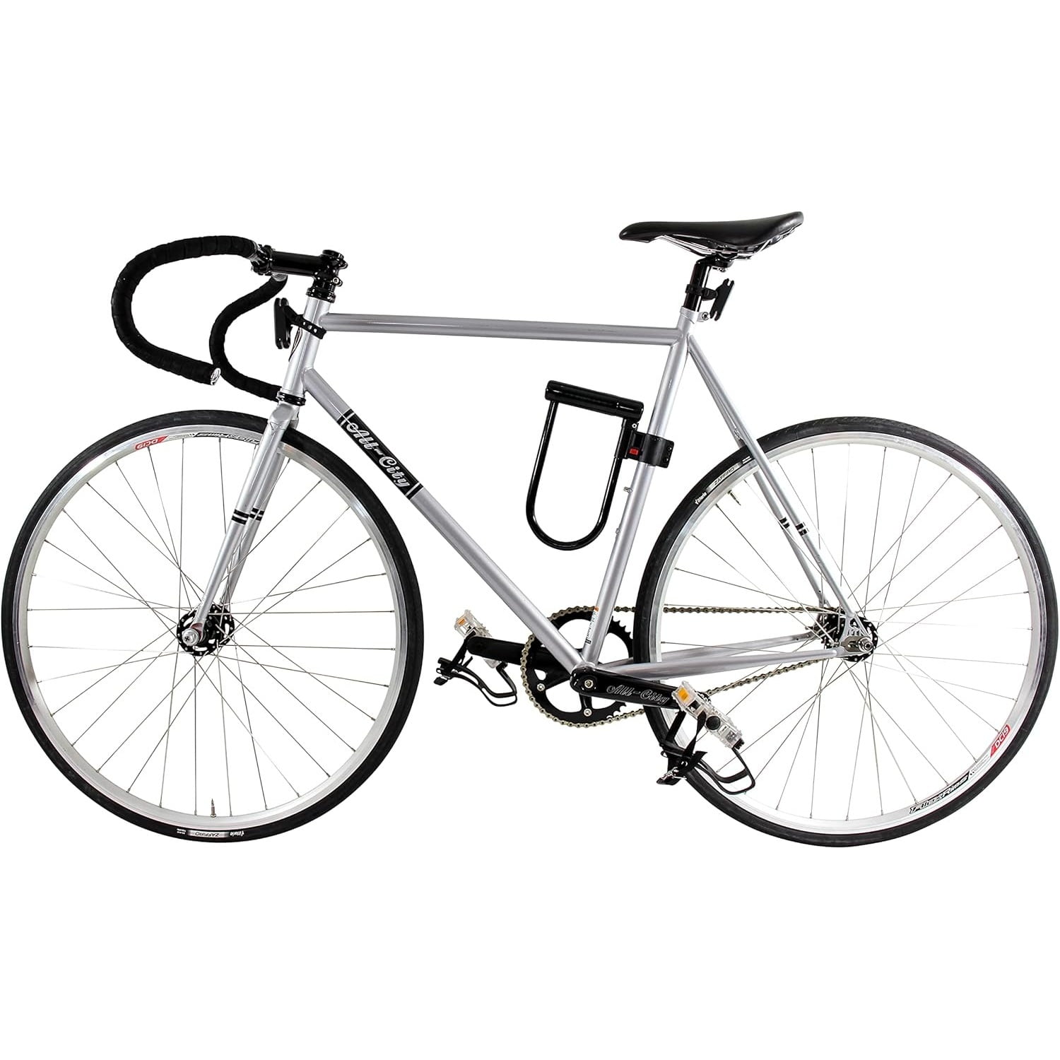 Bike U-Lock Standard with Braided Steel Cable, Heavy Duty Anti-Theft Bicycle U Lock, 12mm Shackle and 10mm x4ft Length Security Cable with Mounting Bracket and Keys