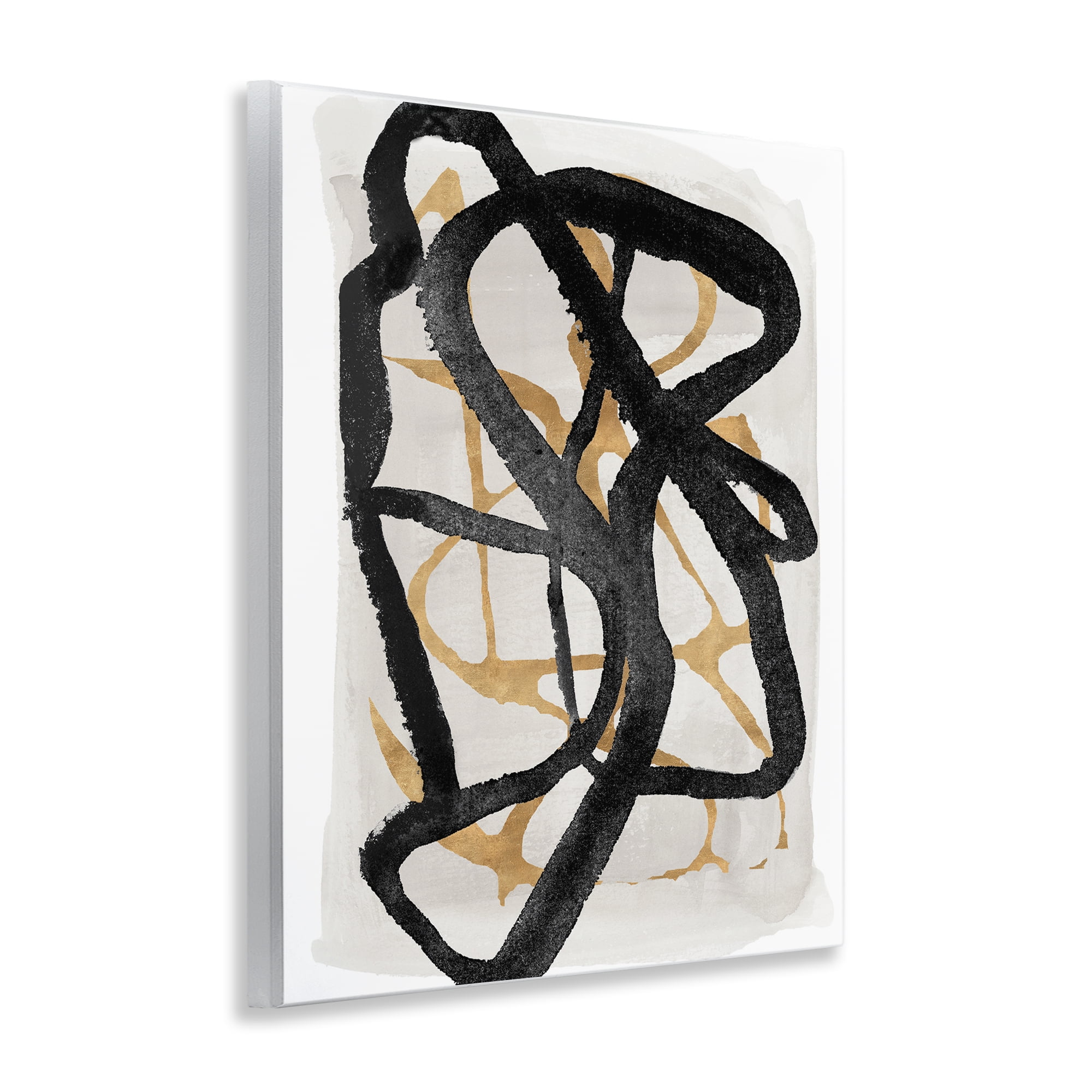 Stupell Industries Expressive Hindsight in Black Wall Plaque Art, design by Lucille Price