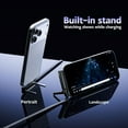 thumbnail image 3 of 240W Fast Charging USB-C Cable Built-in Phone Stand 90° Angled Foldable, Mobile Game Player Friendly, Multi-Functional Charger Cord, Black, 4.9FT, 3 of 6