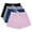 Set 1, variant on 4 Pack: Girls Athletic Performance Dry-Fit Running Shorts With Drawstring & Pockets