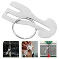 thumbnail image 3 of KAKOWELY 4Pcs Trolley Tokens Keychain Shopping Trolley Tokens Pendant Tokens Key Buckle Trolley Tokens Key Ring,2.24"X1.02"X0.91", 3 of 4