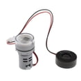 thumbnail image 2 of LOVIVER 22mm 0-100A Ammeter Current Meter LED Digital Display Cylindrical White, 2 of 8