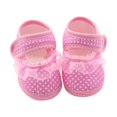 thumbnail image 2 of Baby Girl Walking Shoes Dot Baby Prewalker Cute Non-Slip Baby Bowknot Toddler Soft Baby Shoes, 2 of 5