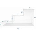 thumbnail image 4 of CiaoHER Large Acrylic Wine Liquor Bottle Rack 3 Tier Clear Countertop Riser Display for Bar Coffee Leisure Station Retail Store Shop Grocery Collection Organizer Stand (20''-1pack), 4 of 8