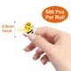 thumbnail image 5 of Rollo de Pegatinas de Abejas: 500 Pegatinas Lindas de Abejas para Guarderías, , Material de Oficina y Manualidades, 5 of 5