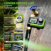RainPoint Hose Timer, 1-Zone Large Screen Sprinkler Timer Programmable Watering Controller , Brass Inlet, Green