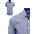 thumbnail image 6 of Mens Short Sleeve Slim Fit Dress Shirts, 6 of 7