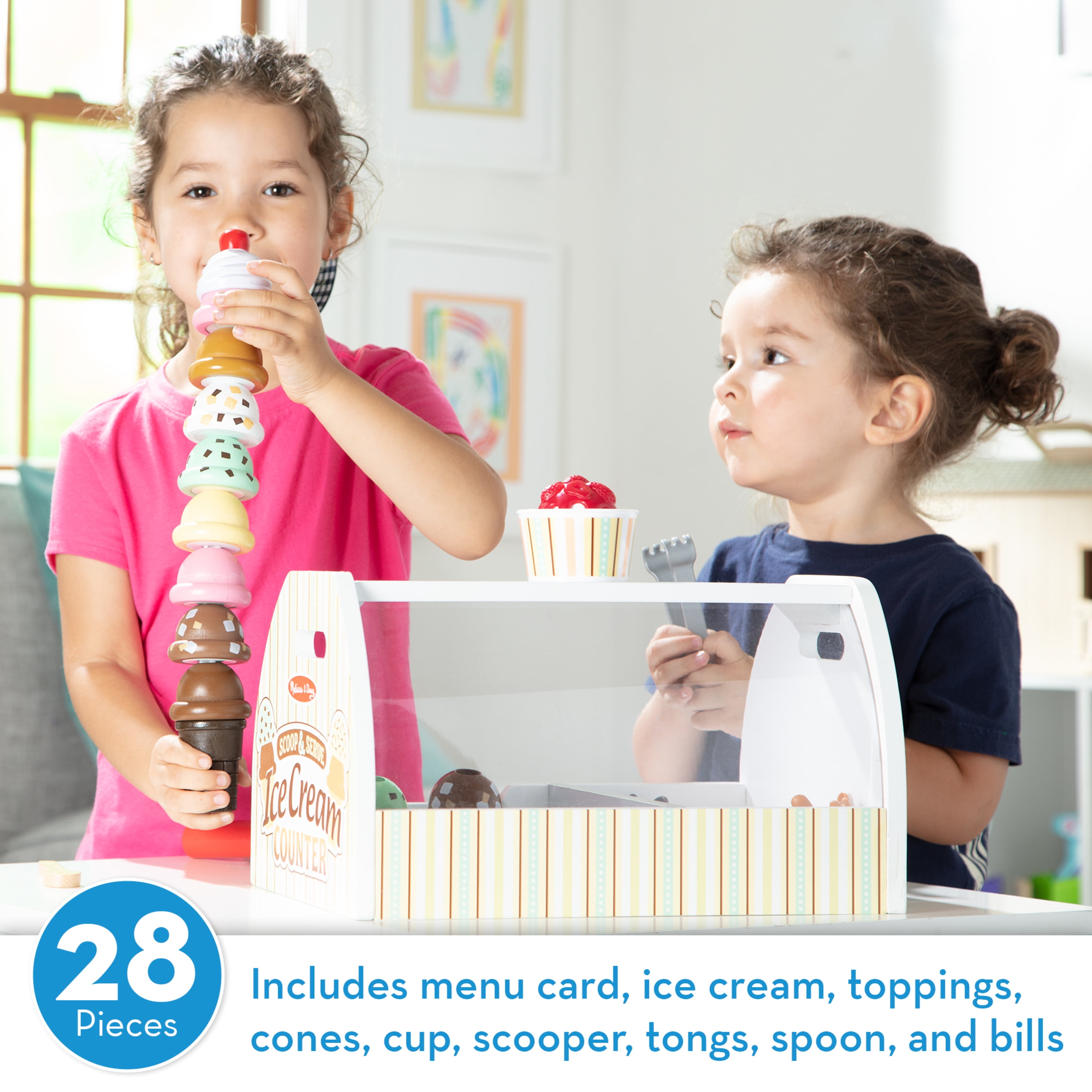 Melissa and doug scoop and serve ice cream counter sale