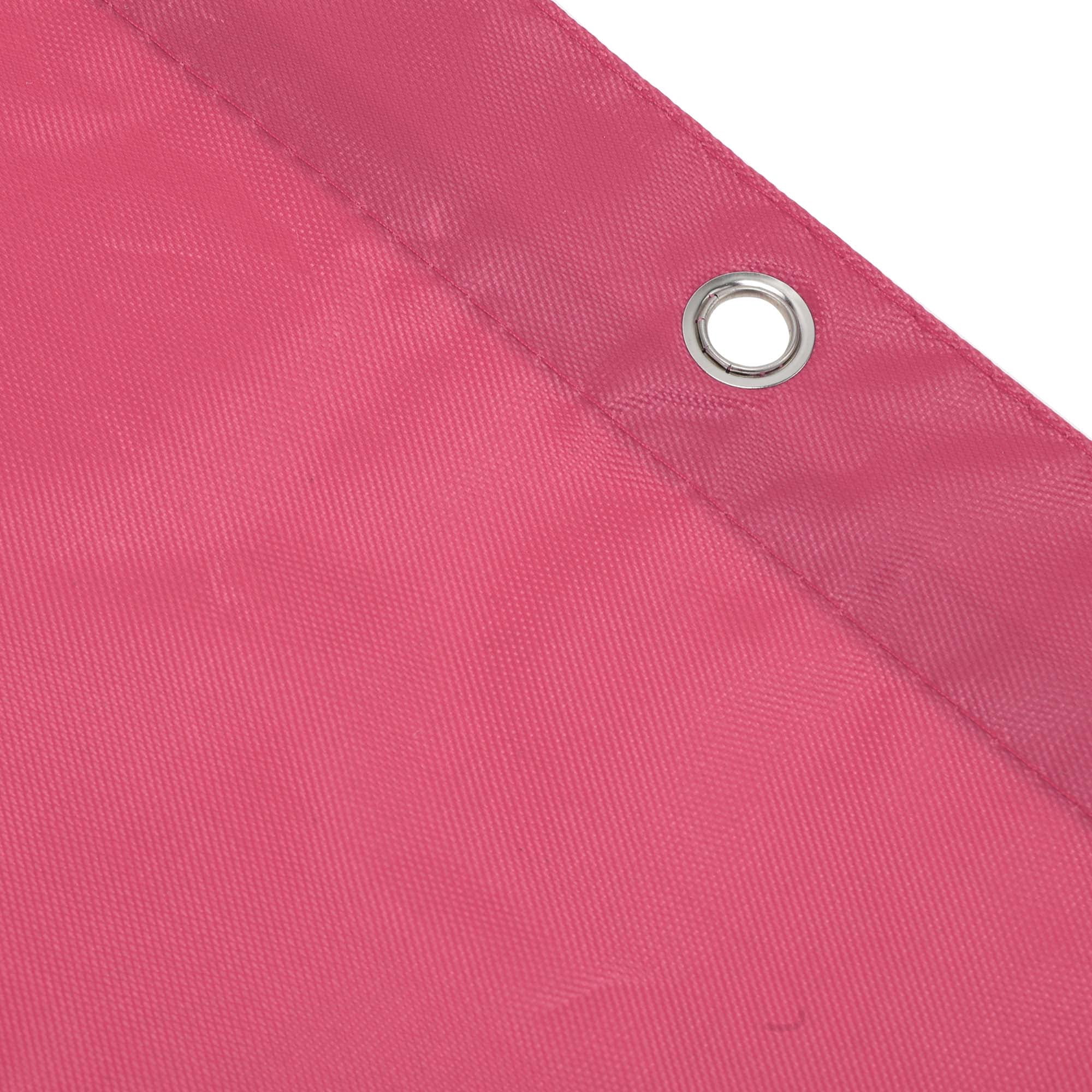 Unique Bargains Pencil Case for 3 Ring Binder, Double Layer, Smooth Zipper Pink