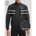 thumbnail image 3 of Qualidyne Chaqueta de Ciclismo para Hombre, Rompevientos Ligero a Prueba de Viento de Running, Abrigo de Ciclismo Transpirable de Secado Rápido y Reflectante, 3 of 8