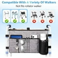 Rhino Valley Walker Bag, Multi Pockets Folding Walker Basket Tote Bag