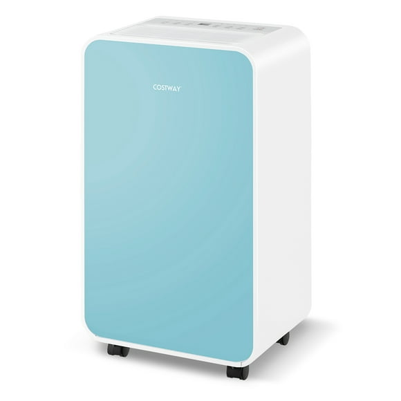 Costway Dehumidifier for Home Basement 32 Pints/Day 3 Modes Portable up to 2500 Sq. Ft Blue