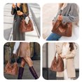 thumbnail image 4 of Women's Hobo Purse Vegan Leather Handbag Fashion Cross Shoulder Bag (Birthday, Valentine's Day, Mother's Day, Christmas, Graduation Gift), 4 of 7