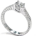 thumbnail image 2 of Pompeii 3/4ct Vintage Diamond Engagement Ring 14K White Gold ((G-H),SI(1)-SI(2)), 2 of 2