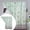 E, variant on No Punching With Yarn Curtain Translucent Impervious To People Yarn Curtain Fabric Polyester Curtains,A,Cloth