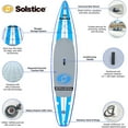 thumbnail image 3 of Solstice BoraBora SUP Planche 12,6 Pi Gonflable de Randonnée Planche à Pagaie Debout, 3 of 8