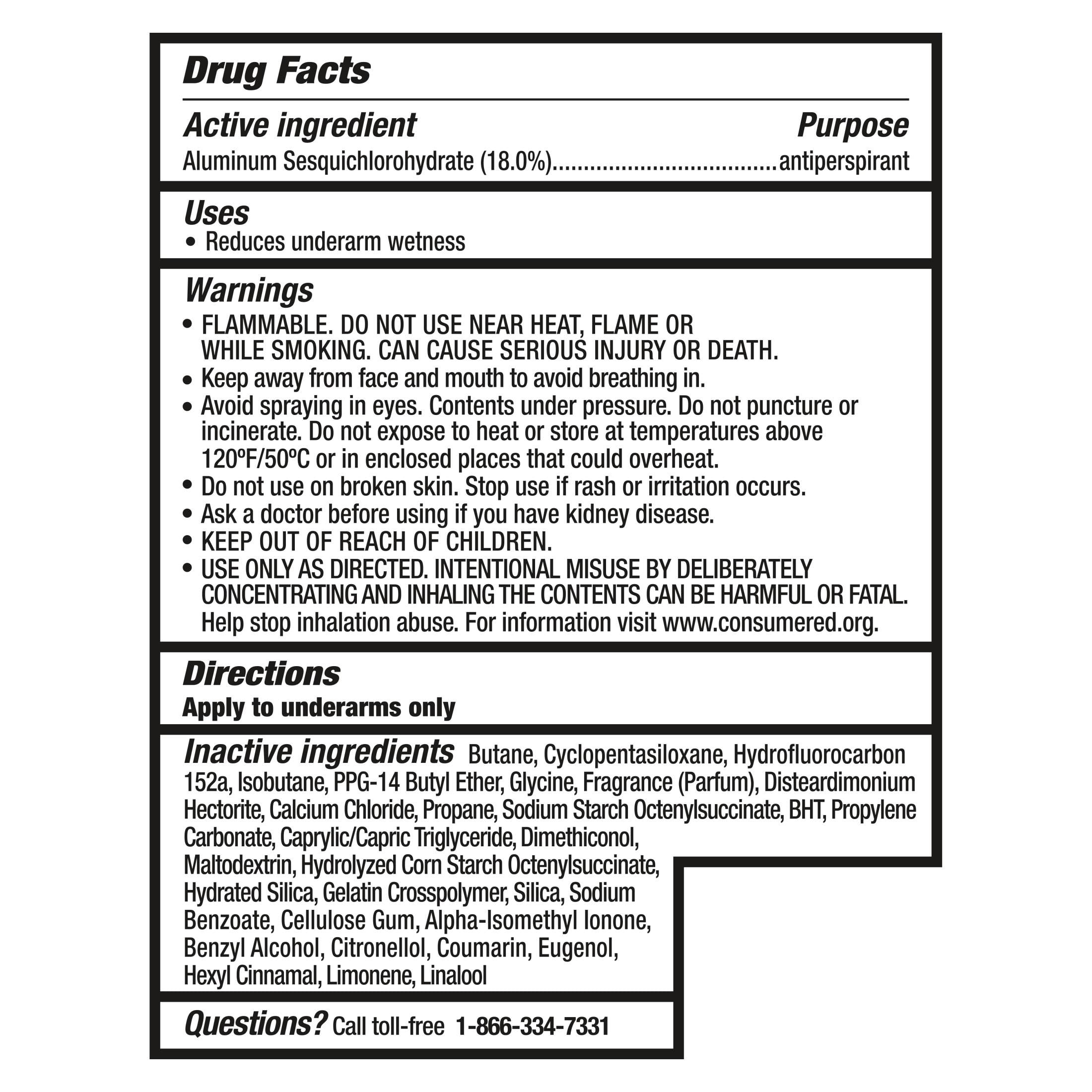 Degree Unlimited Long Lasting Antiperspirant Deodorant Dry Spray, Fresh, 3.8 oz