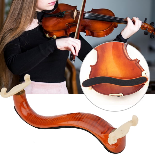 3/4 Violin Shoulder Support, Adjustable Viola Support, 4/4 3/4 Violin Shoulder Rest Holder, Universal Maple Support, for Violin Viola
