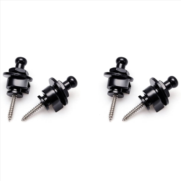 4 Pzs Cerradura de Correa Perilla de Extremo de Cerradura de Seguridad Hebillas de Correa de Guitarra para Guitarra