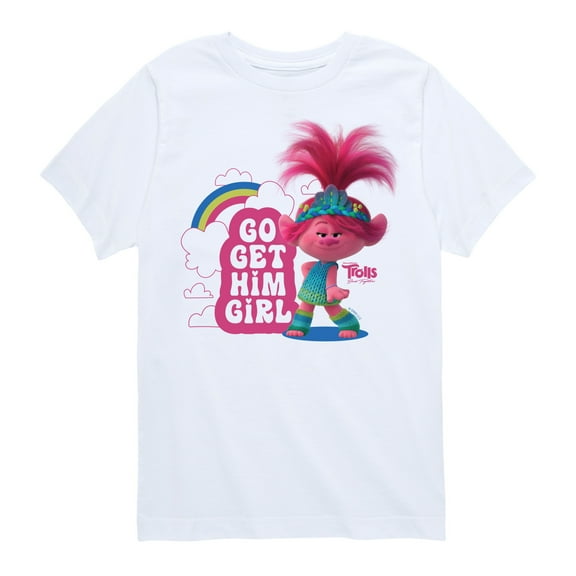 Trolls - Band Together - Go Get Him Girl - Toddler and Youth Short Sleeve Graphic T-Shirt