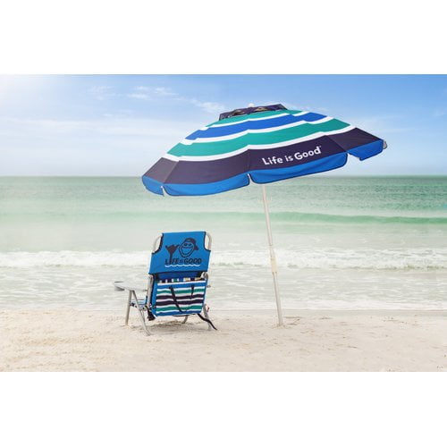 life is good beach umbrella