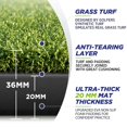 thumbnail image 2 of Alfombra de golf Golfguru, 5 x 4 pies, 36 mm, con 10 pelotas, 9 tees para practicar, 2 of 7