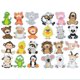 thumbnail image 1 of Pegatina DIY Diamante Hugtrwg 4 Piezas Animal Gema, 1 of 9