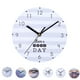 thumbnail image 3 of Tablero de densidad, reloj de pared redondo, tictac, movimiento de cuarzo, sala de estar, dormitorio, reloj decorativo Scienceny JJ23605-02B, 3 of 6