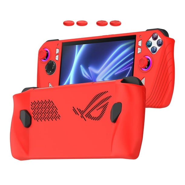 Funda protectora antiarañazos para consola de juegos para ASUS ROG Ally (rojo)